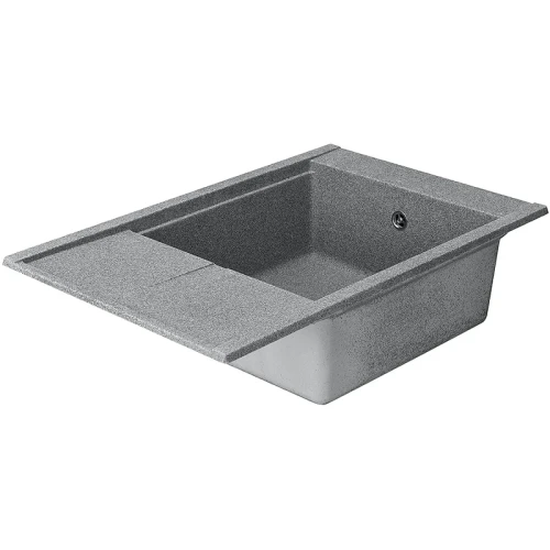 Кухонная мойка Aquaton Делия 78 1A715132DE230 Серый искусственный камень (литьевой мрамор) встраиваемый