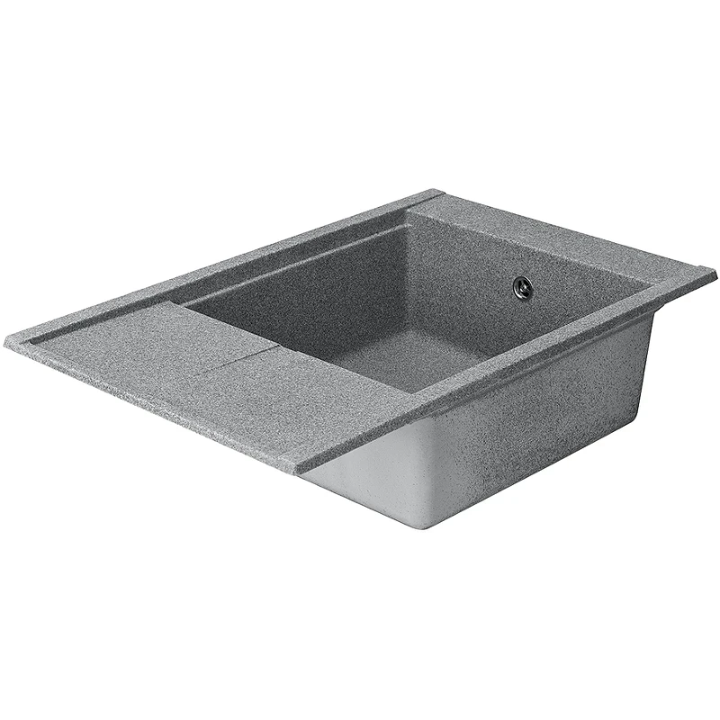 Кухонная мойка Aquaton Делия 78 1A715132DE230 Серый искусственный камень (литьевой мрамор) встраиваемый