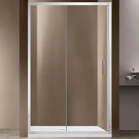 Душевая дверь Vincea Garda 125 VDS-1G125CL профиль Хром стекло прозрачное