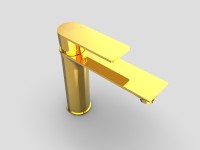Смеситель для раковины GPD Provido MLB155-A Золото