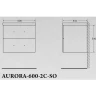 Тумба под раковину BelBagno Aurora 60 AURORA-600-2C-SO-RNN подвесная Rovere Nebrasca Nature МДФ / ЛДСП