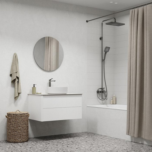 Смеситель для раковины Iddis Parker PARGM01i01 цвет Графит матовый