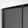 Душевая дверь Niagara Nova 100 NG-85-10TB профиль Черный матовый стекло тонированное