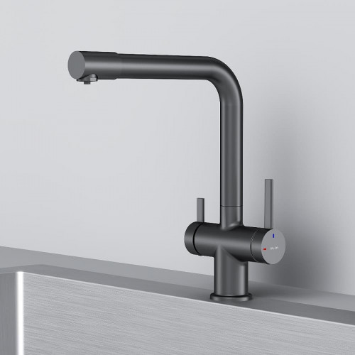 Смеситель для кухни AM.PM Func F8F05722 цвет Черный