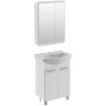 Зеркальный шкаф Runo Эрика 60 00-00004153 Белый