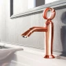 Смеситель для раковины Webert Opera OA830102980 Розовое золото