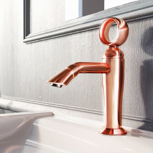 Смеситель для раковины Webert Opera OA830102980 Розовое золото