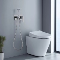 Гигиенический душ со смесителем Aquatek Оберон AQ1220CR Хром латунь встраиваемый