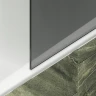 Шторка на ванну Maybah Glass MGV-82-6ш 800x1400 в широком профиле Черный стекло графитовое