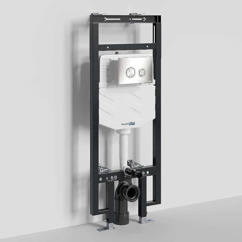 Инсталляция WasserKRAFT Dinkel 58TLT.010.ME.BN01 для унитаза с клавишей смыва Никель
