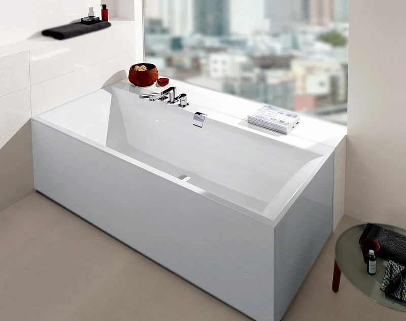 Квариловая ванна Villeroy&Boch Squaro Edge 12 170x75 UBQ170SQE2DV-01 без гидромассажа