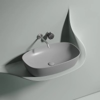 Раковина-чаша Ceramicanova Element 60 CN6049MSG Серая матовая фарфор накладная
