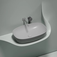 Раковина-чаша Ceramicanova Element 60 CN6049MSG Серая матовая фарфор накладная