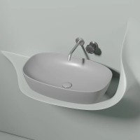 Раковина-чаша Ceramicanova Element 60 CN6049MSG Серая матовая фарфор накладная