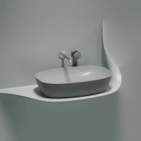 Раковина-чаша Ceramicanova Element 60 CN6049MSG Серая матовая фарфор накладная