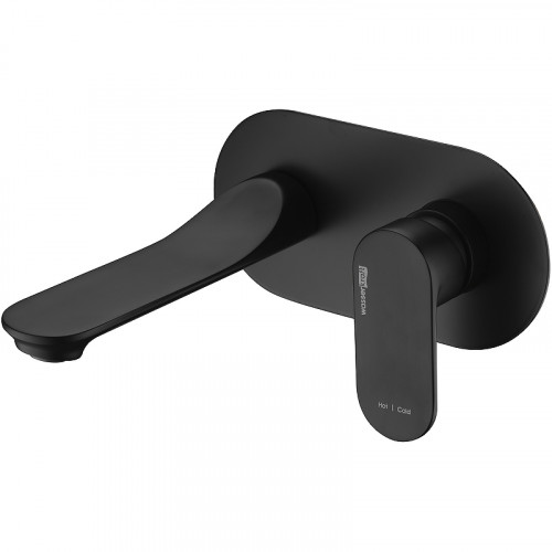 Смеситель для раковины WasserKRAFT Elbе 7430 Черный матовый латунь встраиваемый