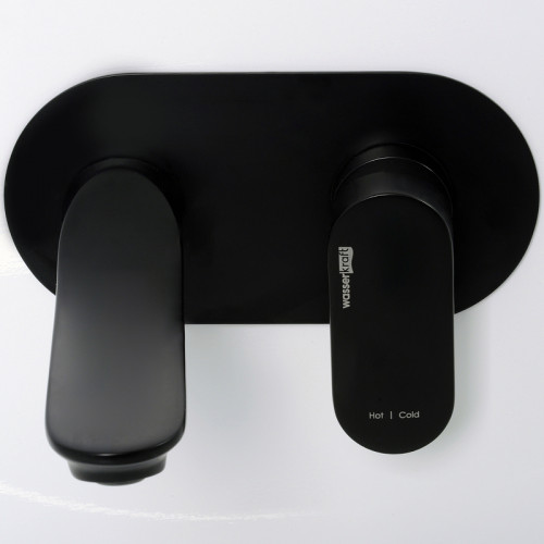 Смеситель для раковины WasserKRAFT Elbе 7430 Черный матовый латунь встраиваемый