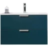 Тумба с раковиной Orans BC-0901 80 0901800 подвесная Ocean blue matt