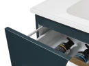 Тумба с раковиной Orans BC-0901 80 0901800 подвесная Ocean blue matt