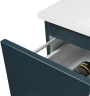 Тумба с раковиной Orans BC-0901 80 0901800 подвесная Ocean blue matt