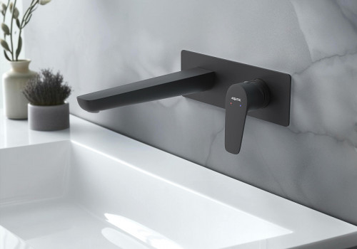 Смеситель для раковины Aquatek Бетта AQ1113MB Черный матовый латунь встраиваемый