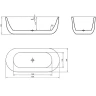 Акриловая ванна BelBagno 180x80 BB706-1800-800 без гидромассажа