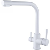 Смеситель для кухни Kaiser Merkur 26044-10 Белый глянцевый латунь