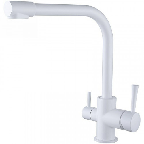 Смеситель для кухни Kaiser Merkur 26044-10 Белый глянцевый латунь
