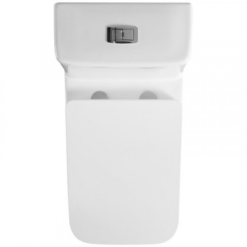 Унитаз моноблок Royce Bronx RCT-152002WH с сиденьем Микролифт фаянс напольный