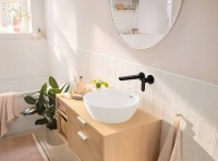 Смеситель для раковины Hansgrohe Rebris S 72528670 Черный матовый латунь встраиваемый