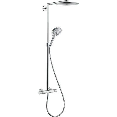 Душевая система Hansgrohe Raindance Select S 27114000 с термостатом Хром нержавеющая сталь на стену