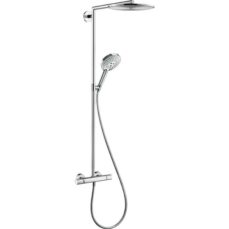 Душевая система Hansgrohe Raindance Select S 27114000 с термостатом Хром нержавеющая сталь на стену