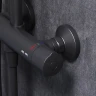 Комплект душевого уголка с душевой системой и аксессуарами AM.PM Gem S 120x90 WK93ES профиль Черный матовый стекло прозрачное