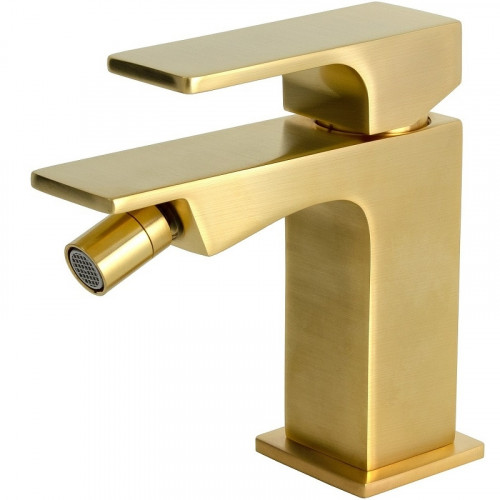 Смеситель для биде Remer Absolute AU22BG Золото брашированное латунь