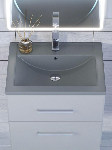 Раковина Uperwood Foster Quartz 60 291030052 цвет Бетон