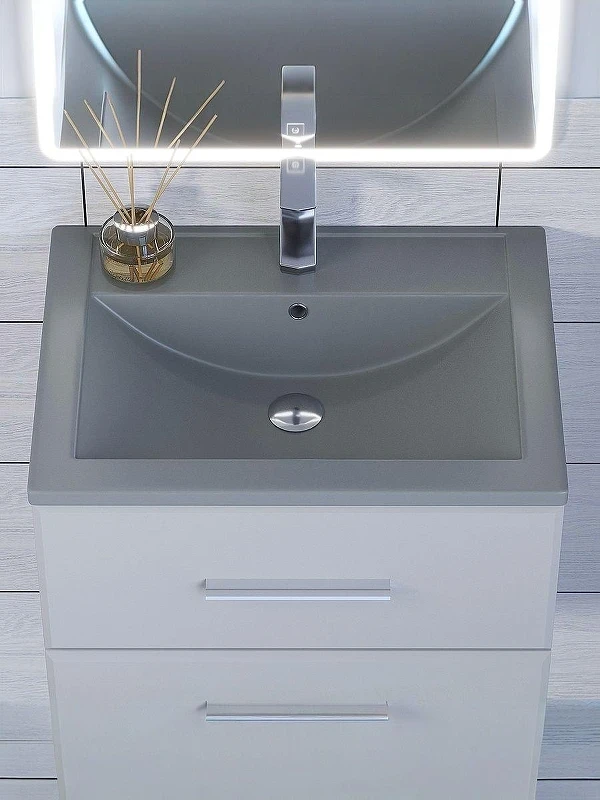 Раковина Uperwood Foster Quartz 60 291030052 цвет Бетон