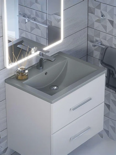 Раковина Uperwood Foster Quartz 60 291030052 цвет Бетон