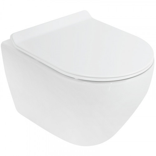 Унитаз Cezares Stylus CZR-513-TH-R подвесной без сиденья фаянс подвесной