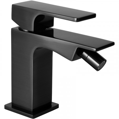 Смеситель для биде Remer Absolute AU22CFP Черный брашированный хром латунь