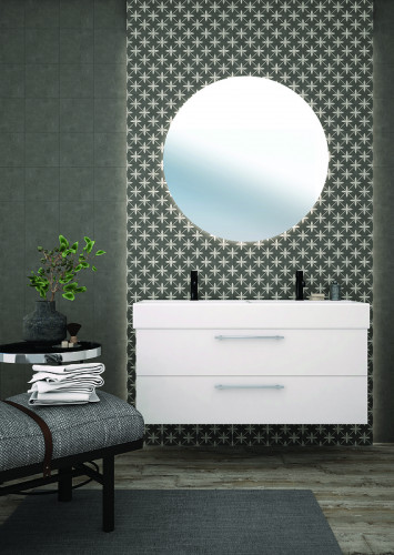 Тумба под раковину Creto Tivoli 120 8-1394W подвесная Белая МДФ / ЛДСП