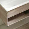 Тумба под раковину Sancos Marmi 1.0 100 L MR1.0100LEG подвесная Дуб галифакс натуральный МДФ / ЛДСП