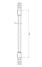 Душевой шланг Cezares Czr CZR-FD-150/NOP цвет Черный матовый