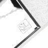 Зеркало со шкафом Style Line Эко волна Панда 55 С с подсветкой Белый глянец МДФ / ЛДСП, стекло
