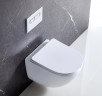 Комплект унитаза BelBagno Amanda BB051CHR+BB051SC с инсталляцией Grohe Rapid SL 38721001 с сиденьем Микролифт и клавишей смыва Хром фаянс подвесной
