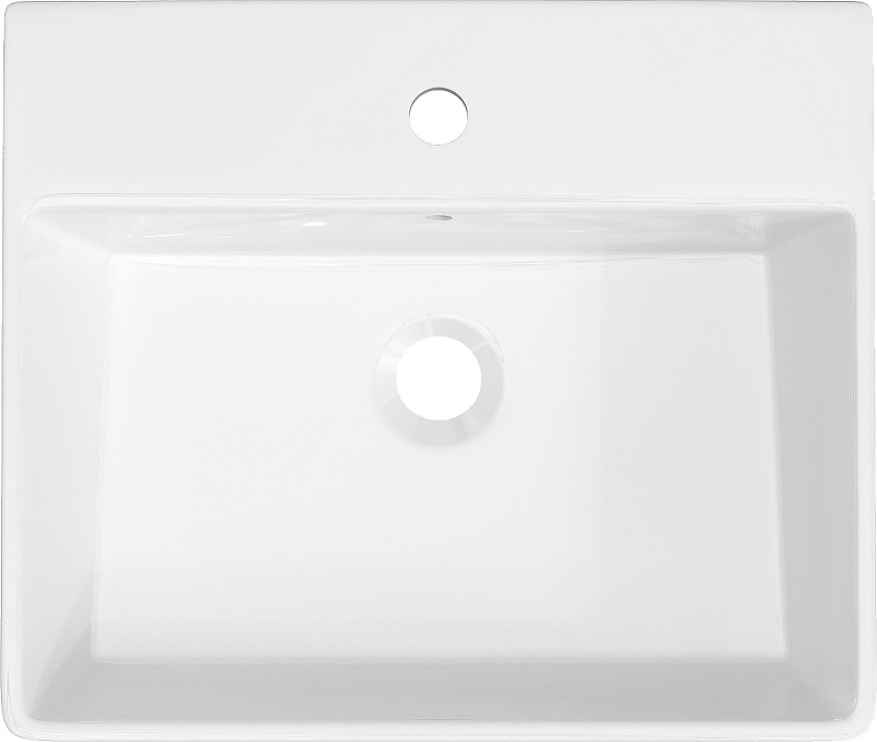 Тумба с раковиной DIWO Архангельск 50 подвесная цвет Белый Дуб сонома