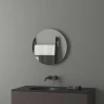 Зеркало Evoform Ledshine d50 BY 2552 с подсветкой 12 W - без выключателя - теплый белый свет стекло