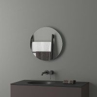 Зеркало Evoform Ledshine d50 BY 2552 с подсветкой 12 W - без выключателя - теплый белый свет стекло