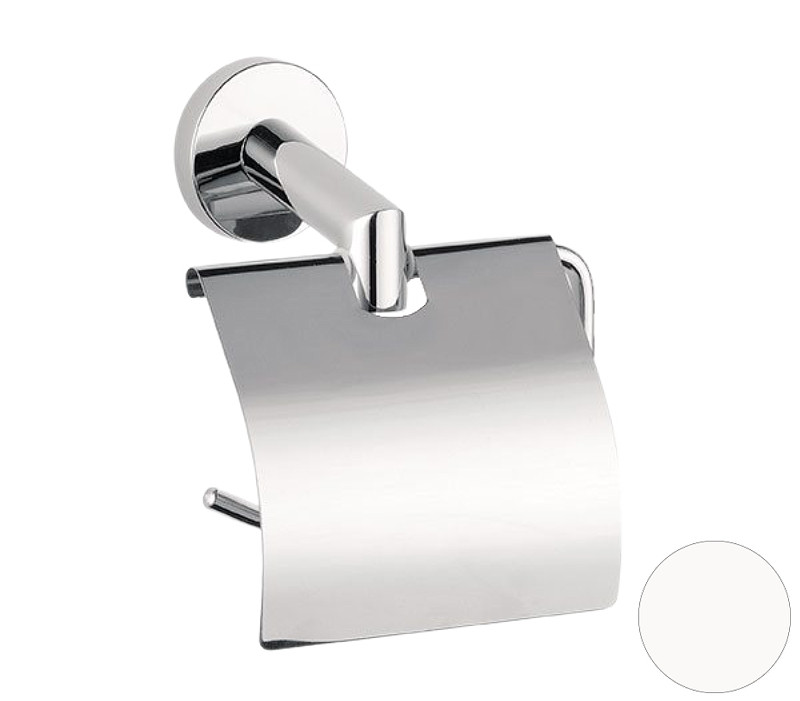 Держатель туалетной бумаги Remer Guest GS60BO с крышкой цвет Белый матовый