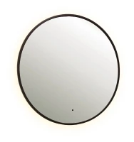 Зеркало Dreja Shine 80 99.2050 с подсветкой цвет Черный