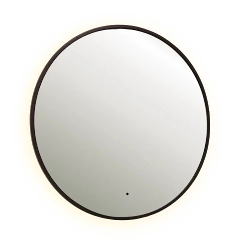 Зеркало Dreja Shine 80 99.2050 с подсветкой цвет Черный